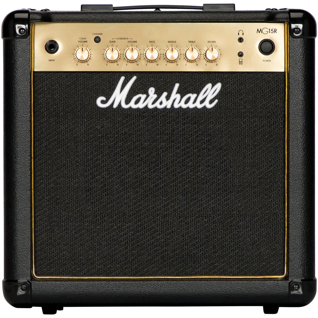 Marshall MG50GFX Amplificador combinado de guitarra com FX incorporado, prático adequado para guitarra elétrica, preto e dourado, With Effects, 50 W