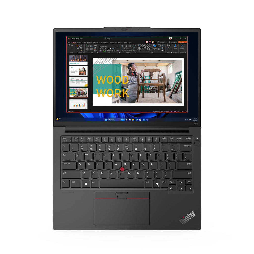 Lenovo THINKPAD E14 G6 14" Laptop, Intel Core Ultra 7 155H, 16 GB RAM, 512 GB SSD, QWERTY keyboard, Spanish.