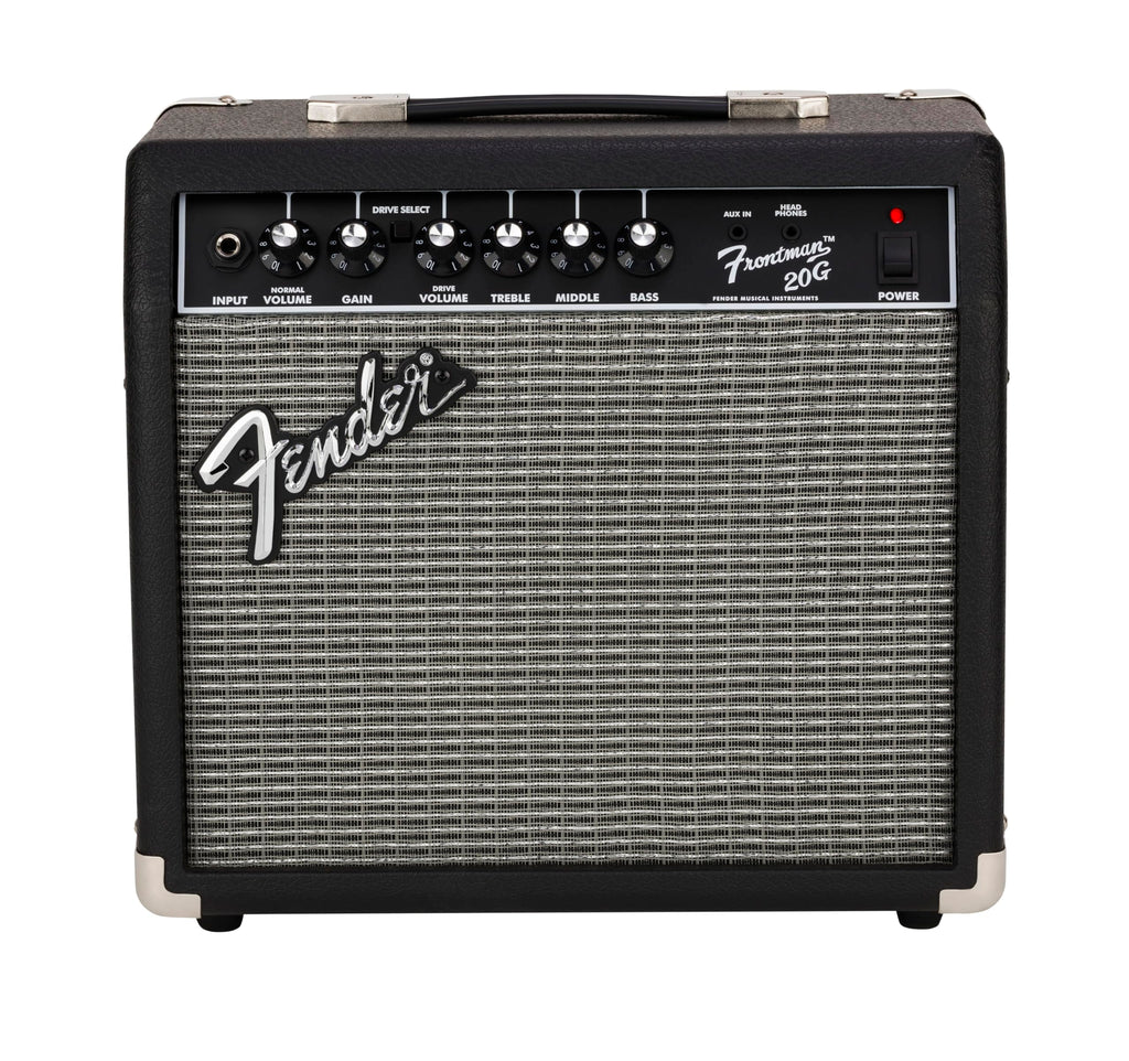Fender Frontman 20G Combo Amplifier for Guitar, Wide Studio Ideal for Electric Guitar