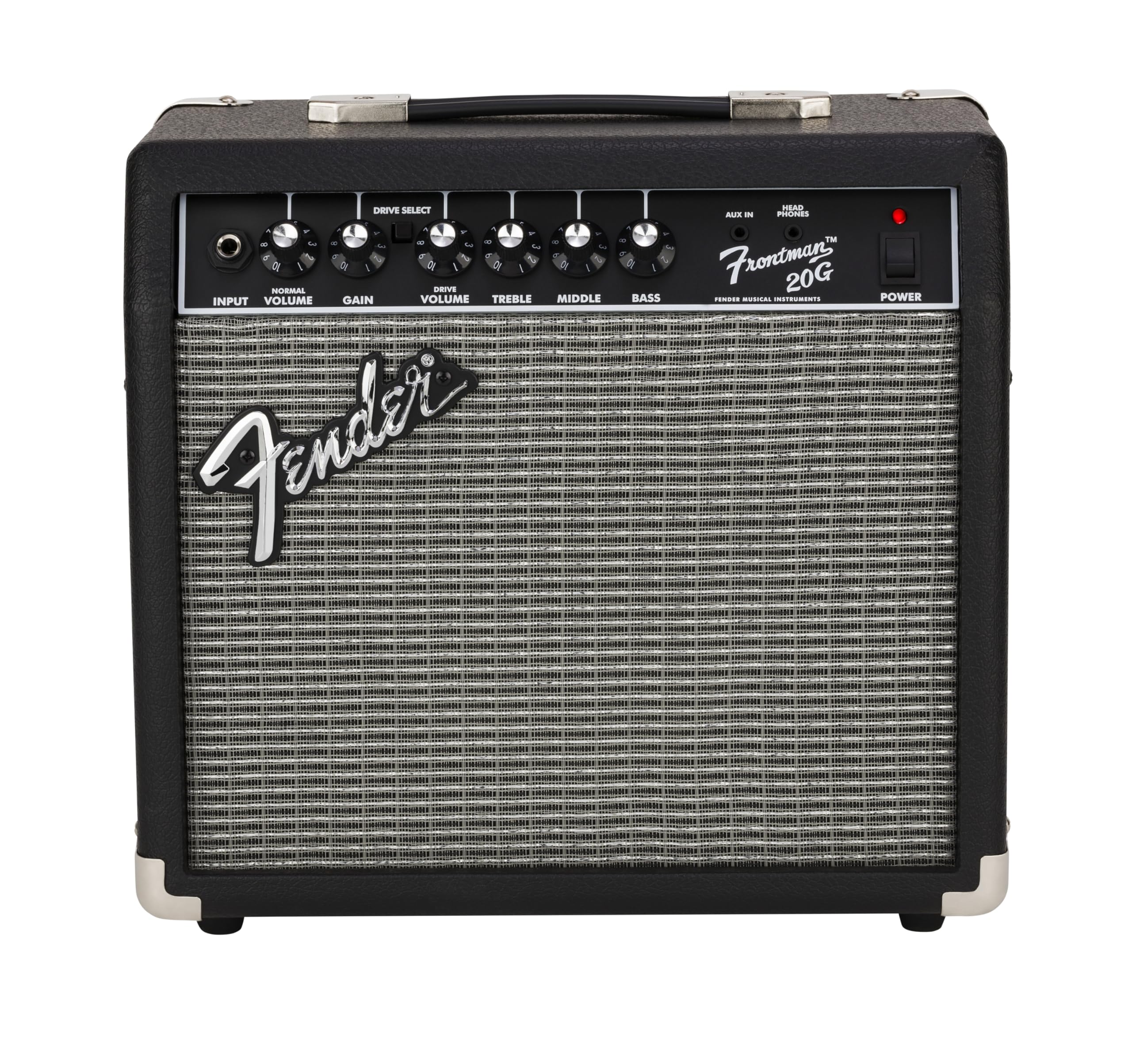 Fender Frontman 20G Combo Amplifier for Guitar, Wide Studio Ideal for Electric Guitar