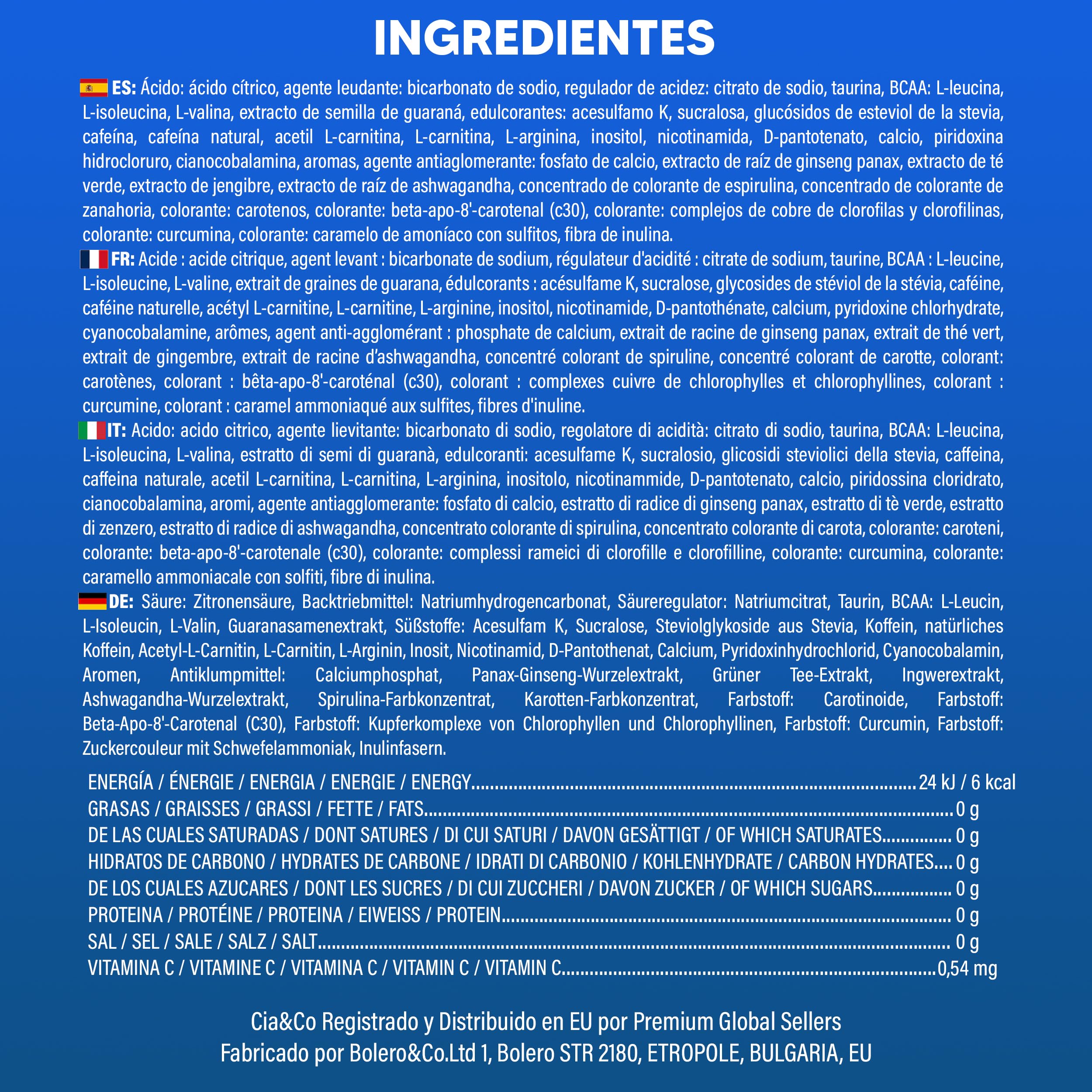 57 x Bolero Drinks MIX VARIETY FLAVORS (57x9 grs) - Healthy and Natural Hydration - Water Alternative with Vitamin C and Stevia Extract + 50 Healthy Nuggets Cia&Co