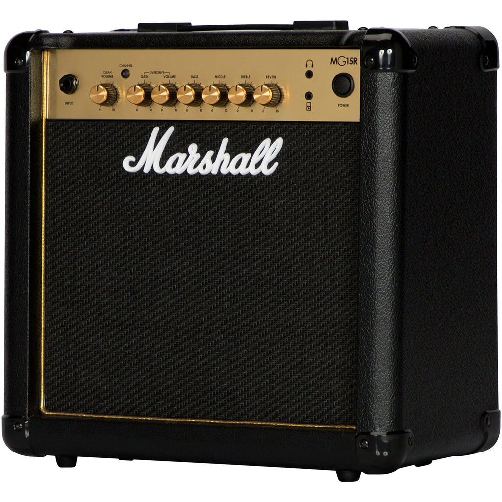 Marshall MG50GFX Amplificador combinado de guitarra com FX incorporado, prático adequado para guitarra elétrica, preto e dourado, With Effects, 50 W