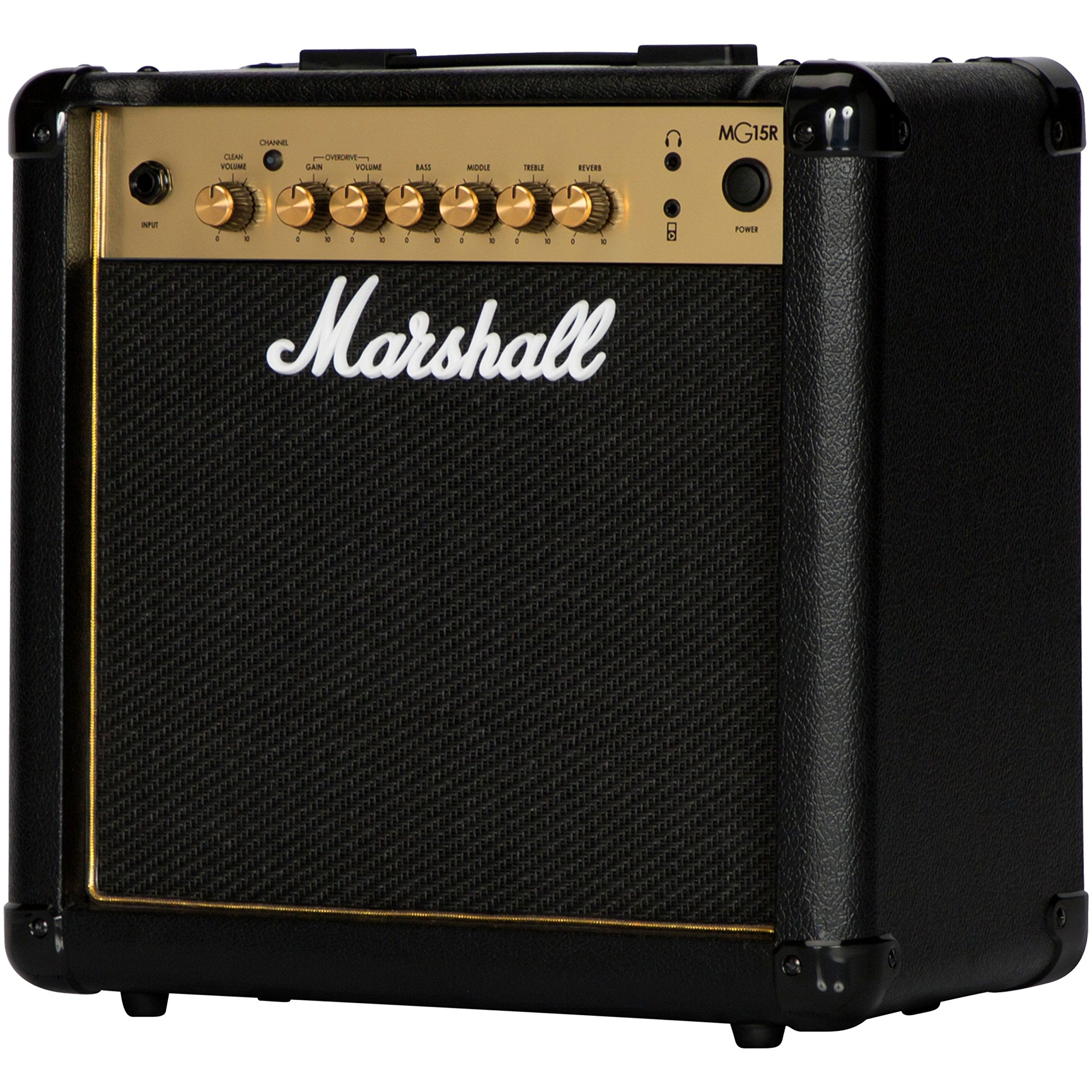 Marshall MG50GFX Amplificador combinado de guitarra com FX incorporado, prático adequado para guitarra elétrica, preto e dourado, With Effects, 50 W