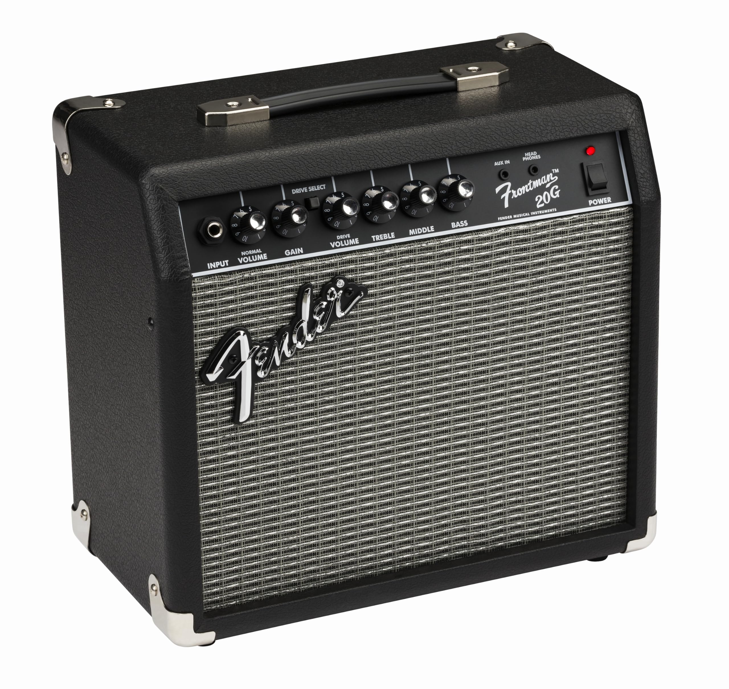 Fender Frontman 20G Combo Amplifier for Guitar, Wide Studio Ideal for Electric Guitar