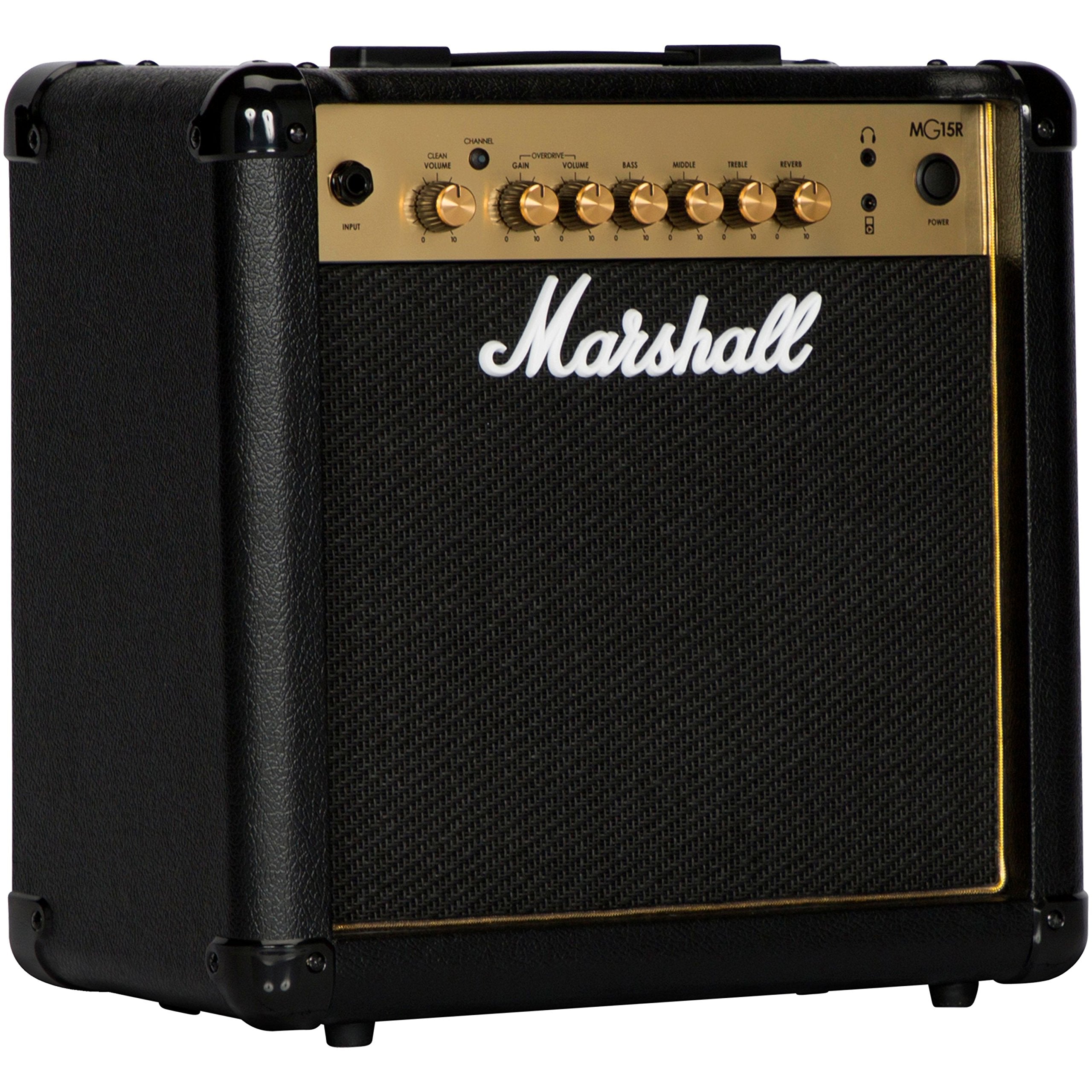 Marshall MG50GFX Amplificador combinado de guitarra com FX incorporado, prático adequado para guitarra elétrica, preto e dourado, With Effects, 50 W