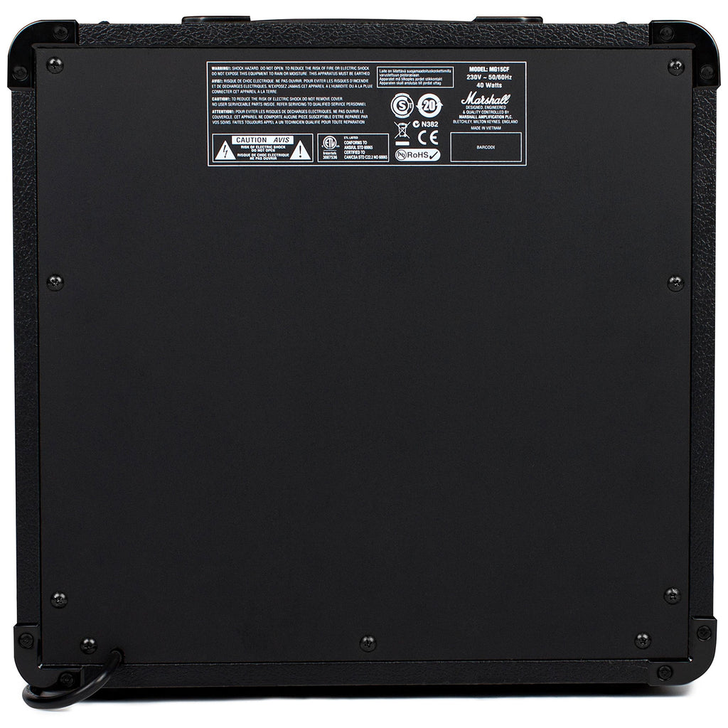Marshall MG50GFX Amplificador combinado de guitarra com FX incorporado, prático adequado para guitarra elétrica, preto e dourado, With Effects, 50 W