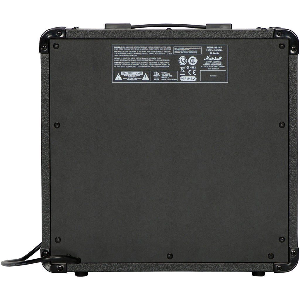 Marshall MG50GFX Amplificador combinado de guitarra com FX incorporado, prático adequado para guitarra elétrica, preto e dourado, With Effects, 50 W