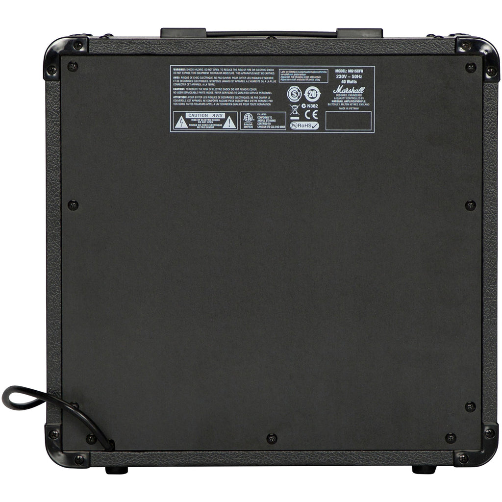 Marshall MG50GFX Amplificador combinado de guitarra com FX incorporado, prático adequado para guitarra elétrica, preto e dourado, With Effects, 50 W