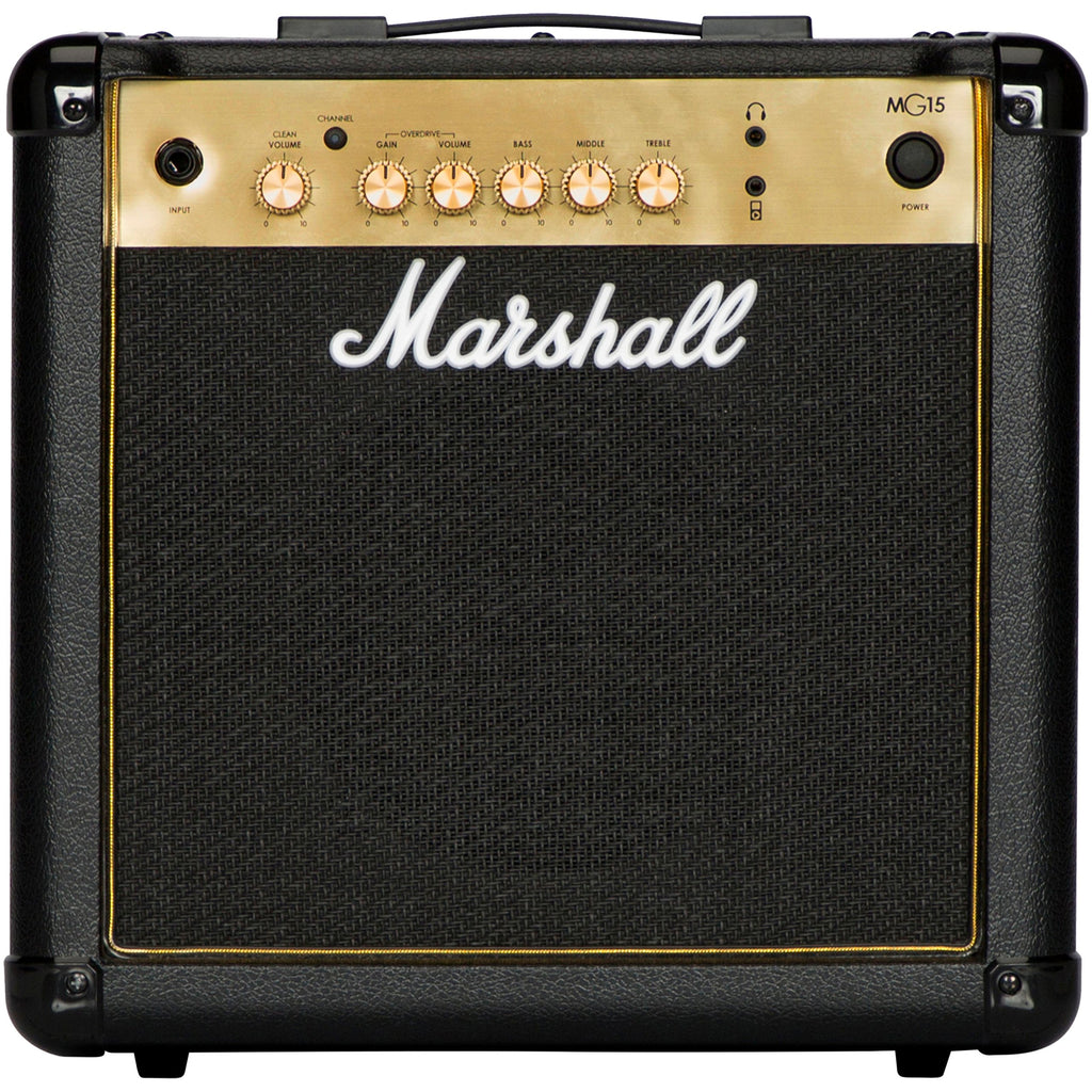 Marshall MG50GFX Amplificador combinado de guitarra com FX incorporado, prático adequado para guitarra elétrica, preto e dourado, With Effects, 50 W