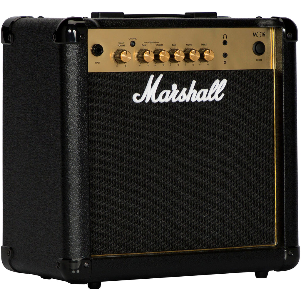 Marshall MG50GFX Amplificador combinado de guitarra com FX incorporado, prático adequado para guitarra elétrica, preto e dourado, With Effects, 50 W