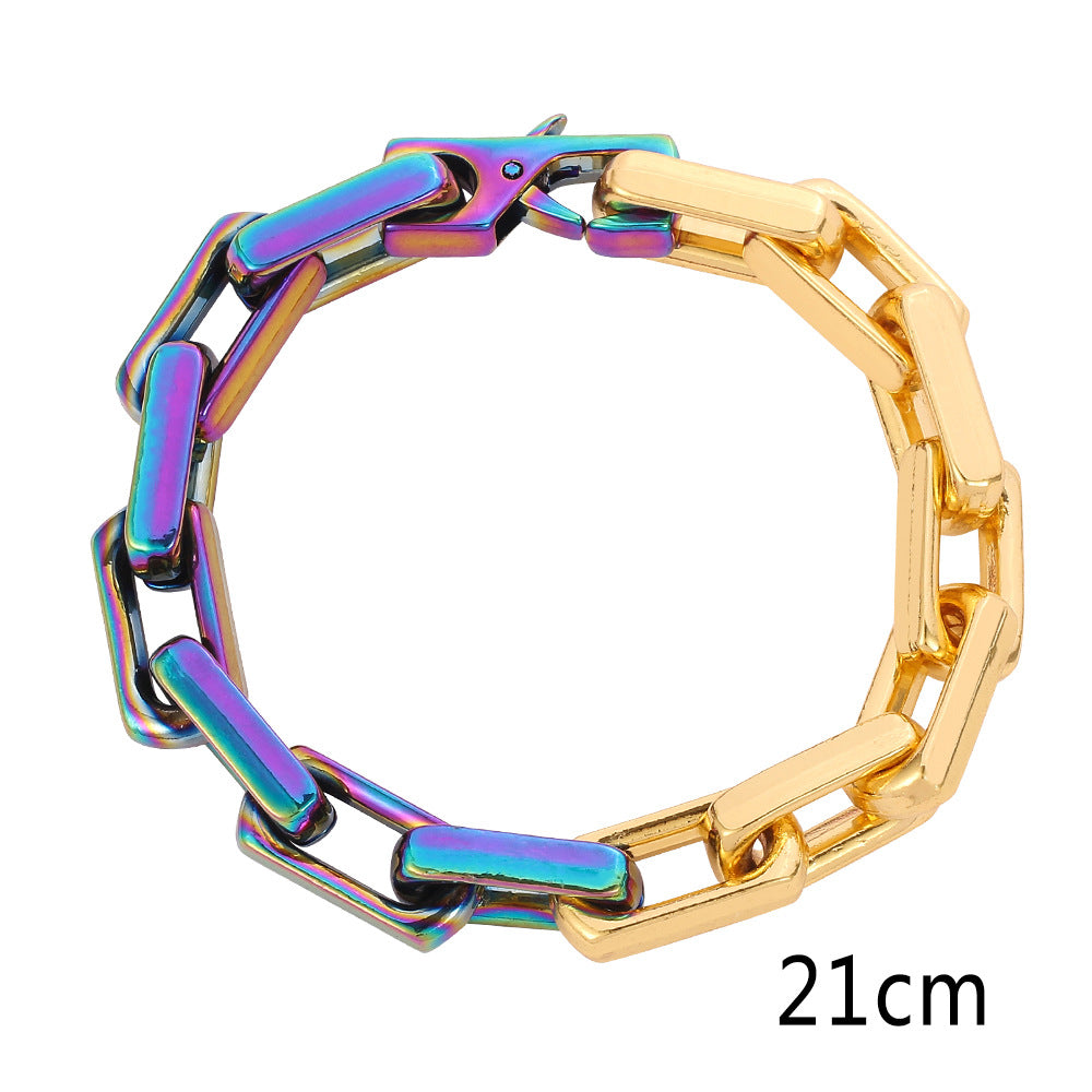 Pulseira com Elo Cubano