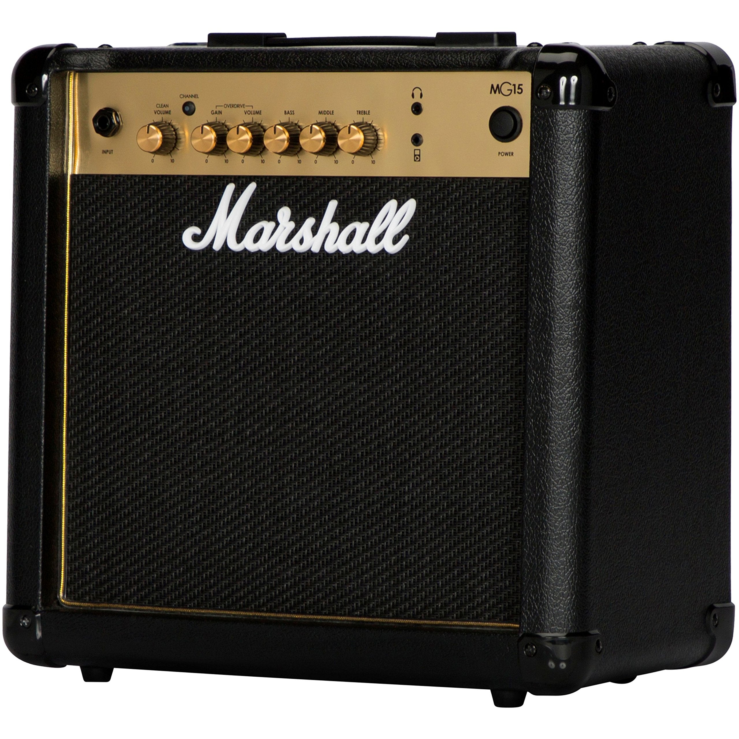 Marshall MG50GFX Amplificador combinado de guitarra com FX incorporado, prático adequado para guitarra elétrica, preto e dourado, With Effects, 50 W
