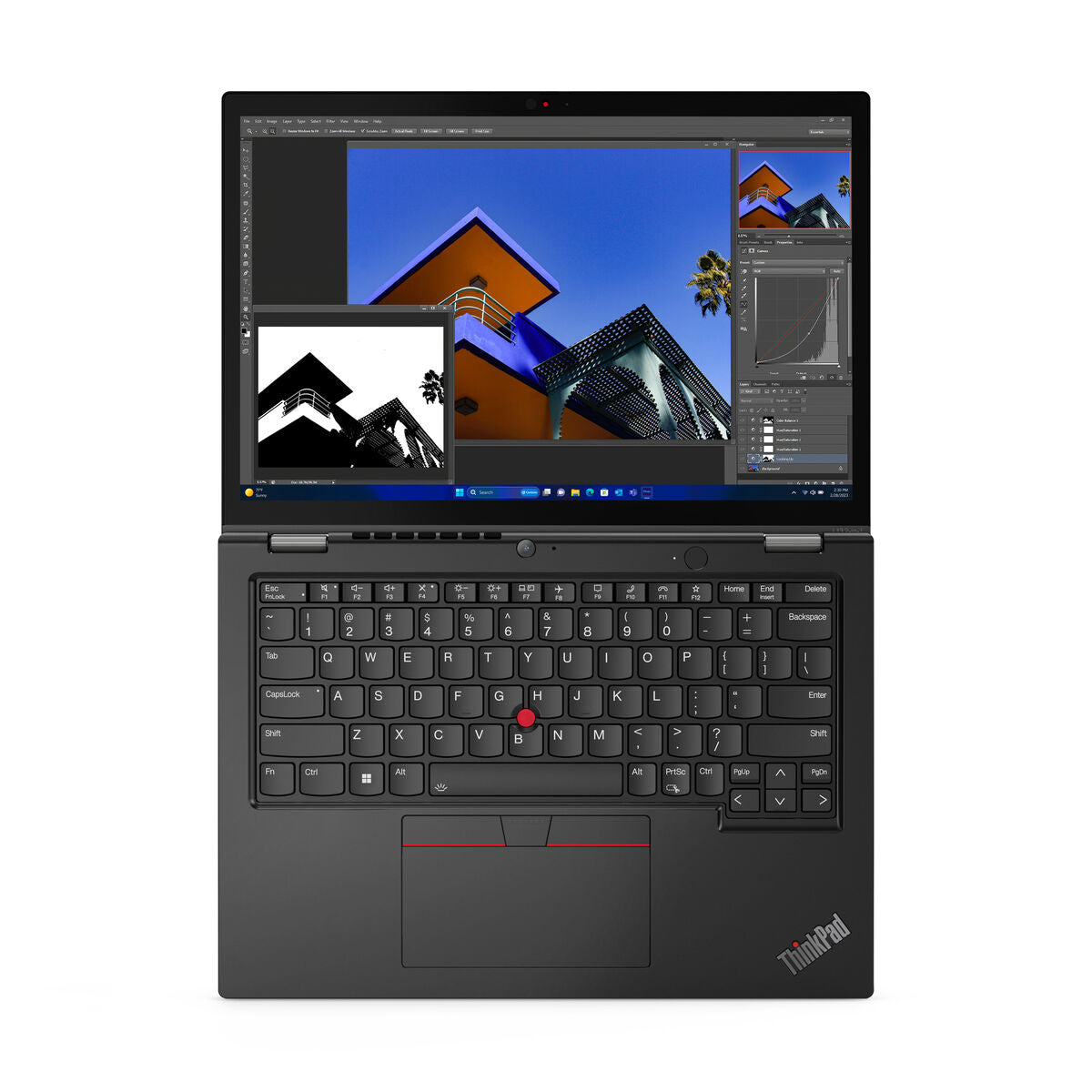 Portátil Lenovo 21LM001SSP 13.3", Intel Core Ultra 7 155u, 16 GB RAM, 512 GB SSD, Qwerty, Español.