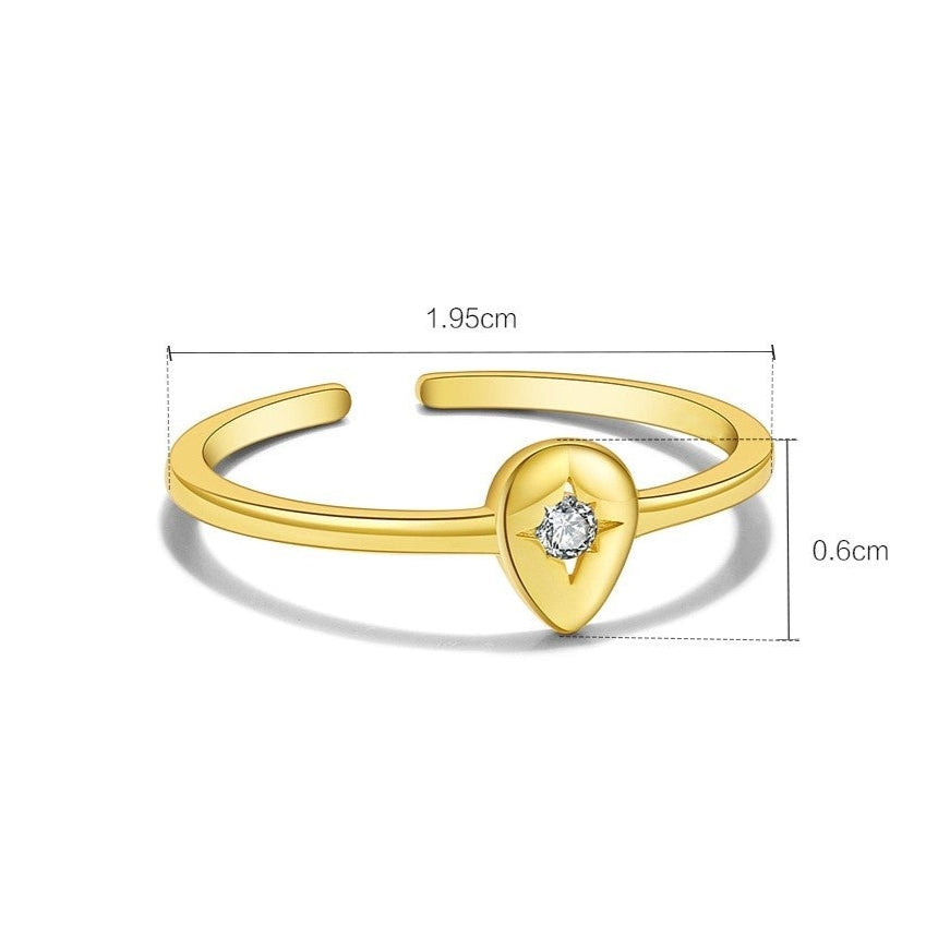 Ring with Cubic Zirconia