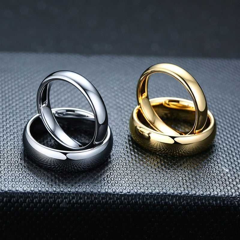 Anillo de pareja de acero de tungsteno