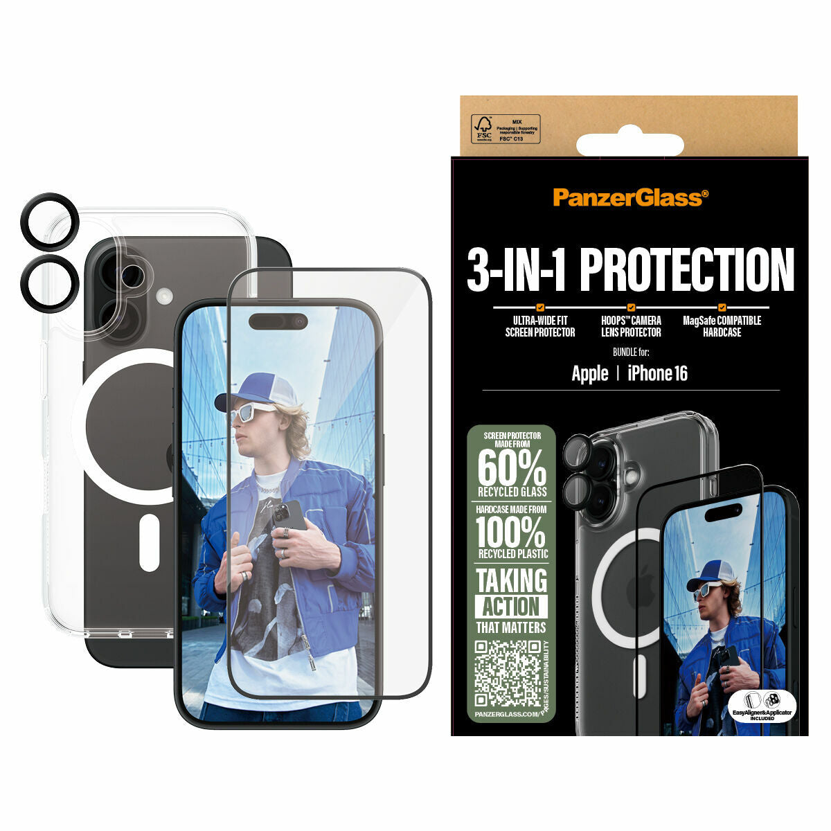 Panzer Glass Cell Phone Case B1291+2861+1283