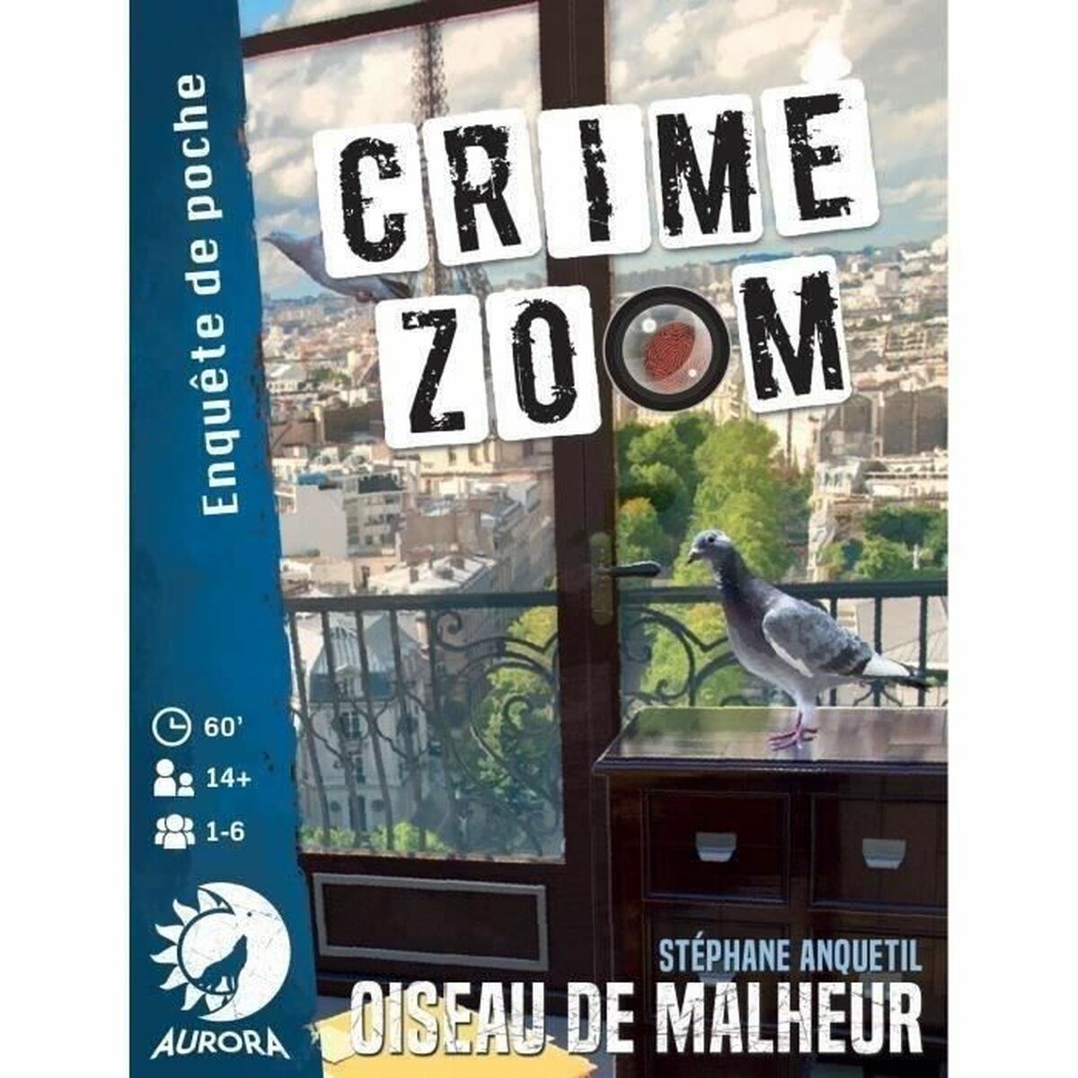 Asmodee Crime Zoom Board Game: Oiseau de Malheur (FR)