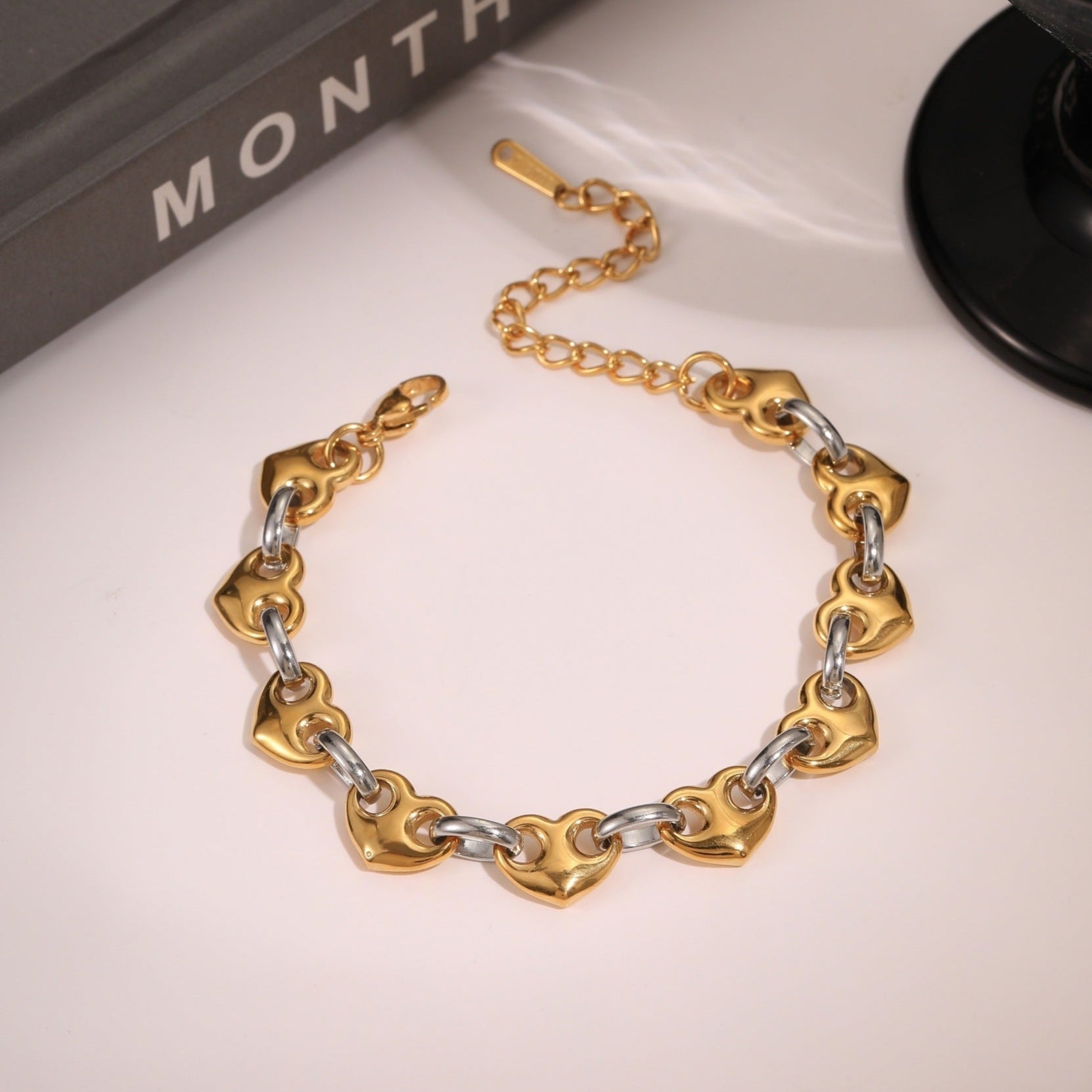 Heart Bracelet in Stainless Steel