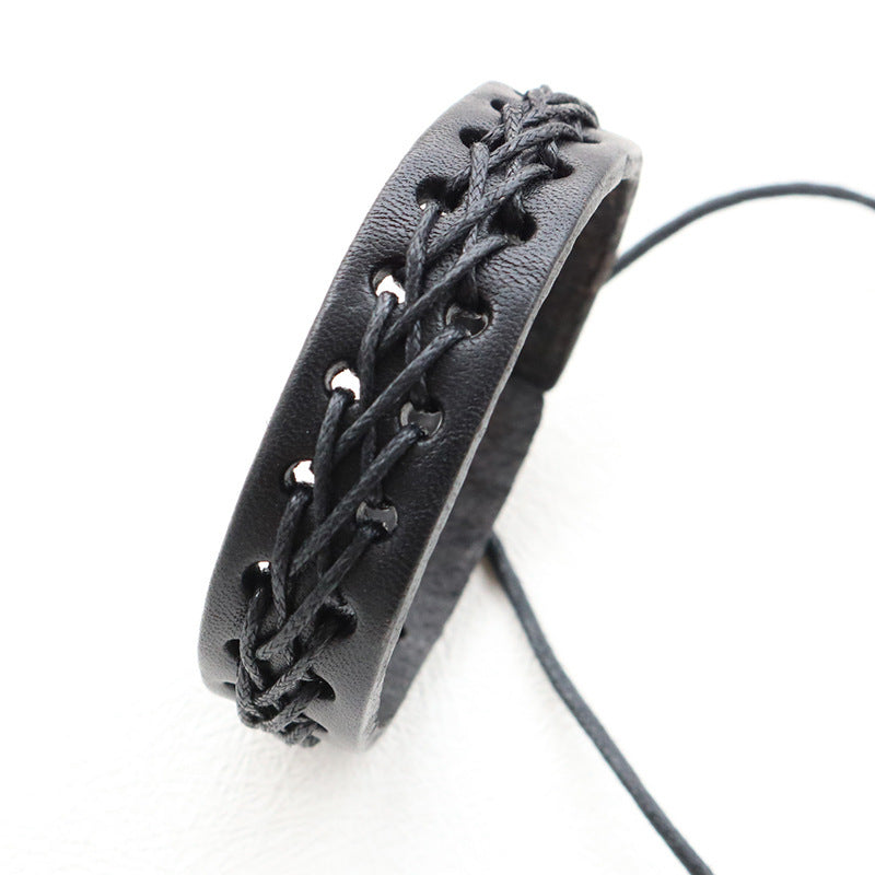 Pulsera de cuero vintage