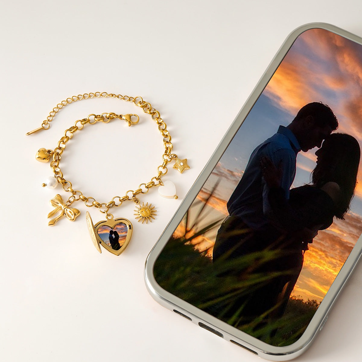 Pulseira em Aço Inoxidável