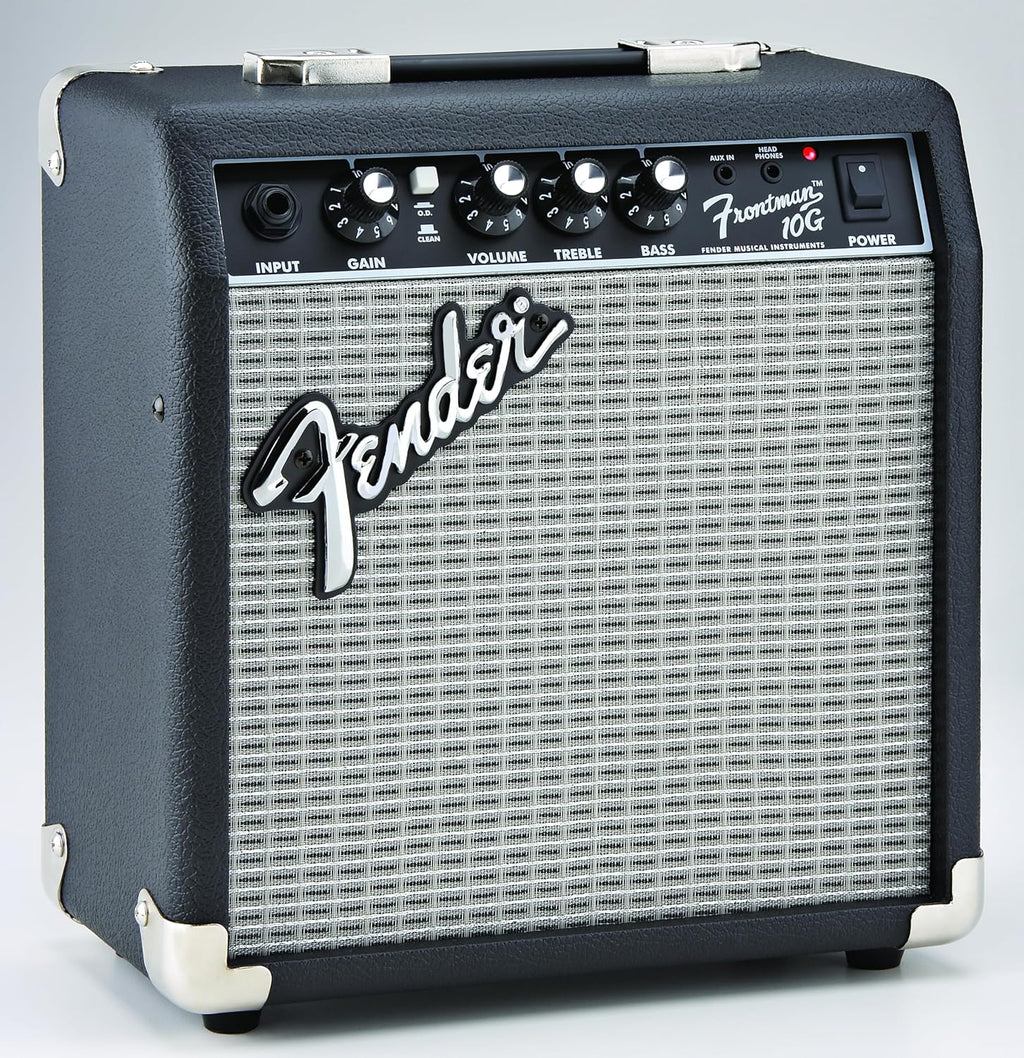 Fender Amplificador Frontman 10G Combo para Guitarra, Amplio Estudio Ideal para Guitarra Eléctrica