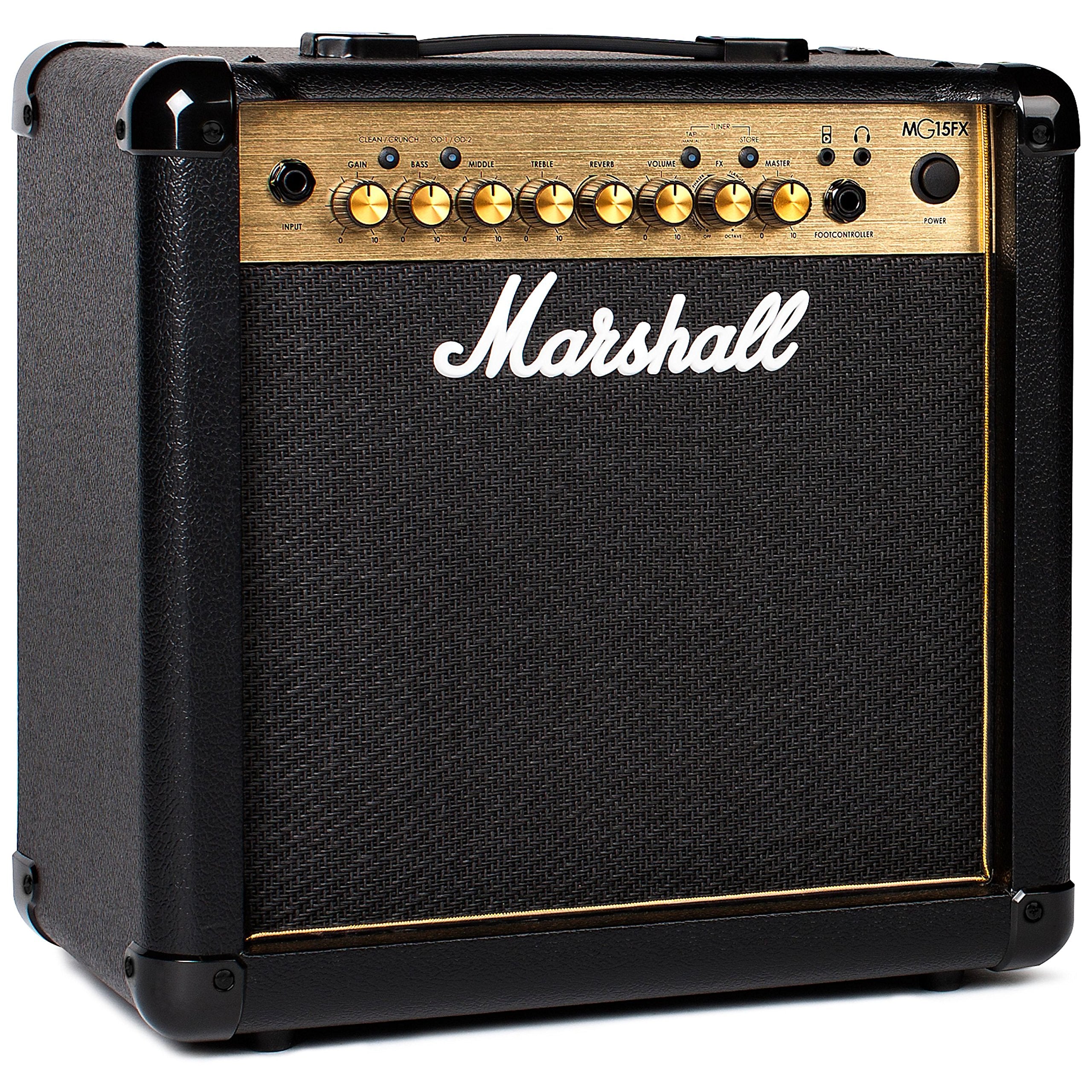 Marshall MG50GFX Amplificador combinado de guitarra com FX incorporado, prático adequado para guitarra elétrica, preto e dourado, With Effects, 50 W
