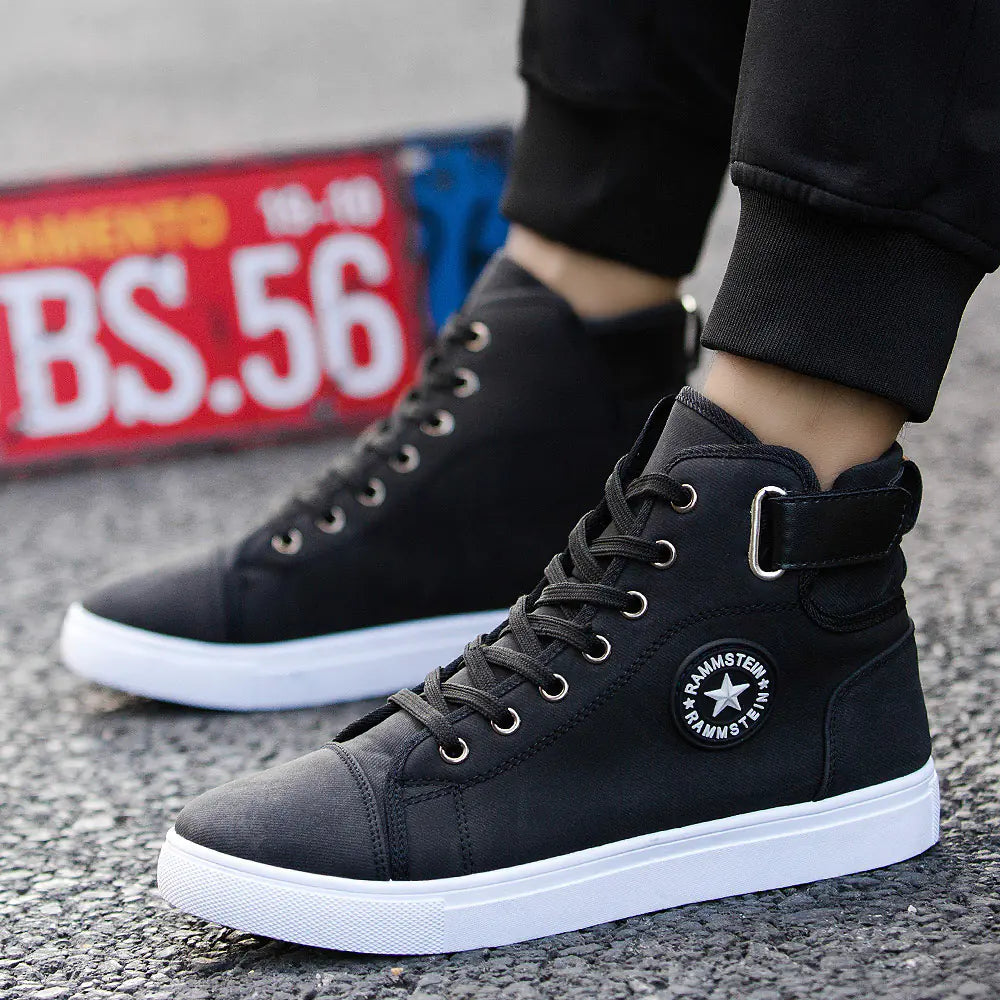 High-Top Sports Style Men's Sneakers