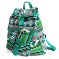Bolso nepalí - Mochila verde azulado