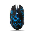 Wired Gaming Mouse Esperanza 6D 2400DPI Optical USB MX203 Scorpio Black