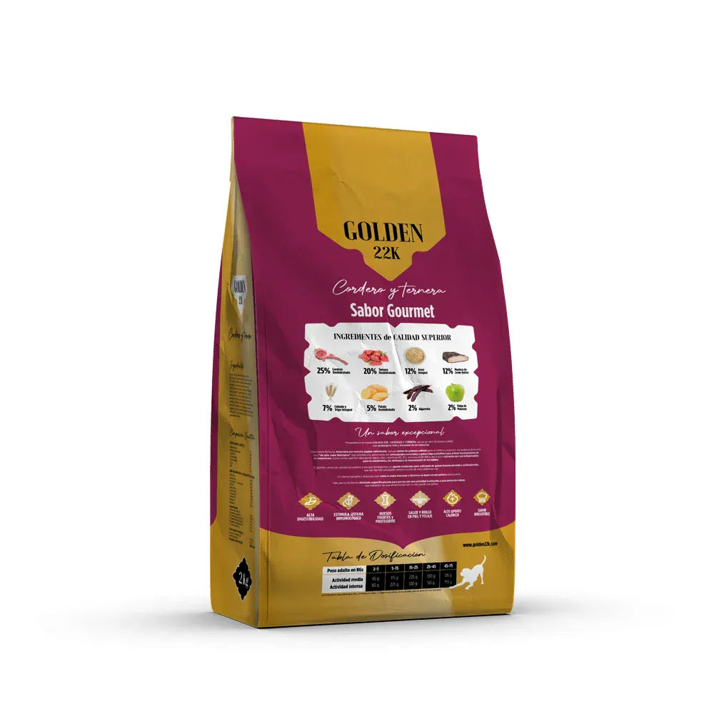 22k lamb and beef dog flavor food