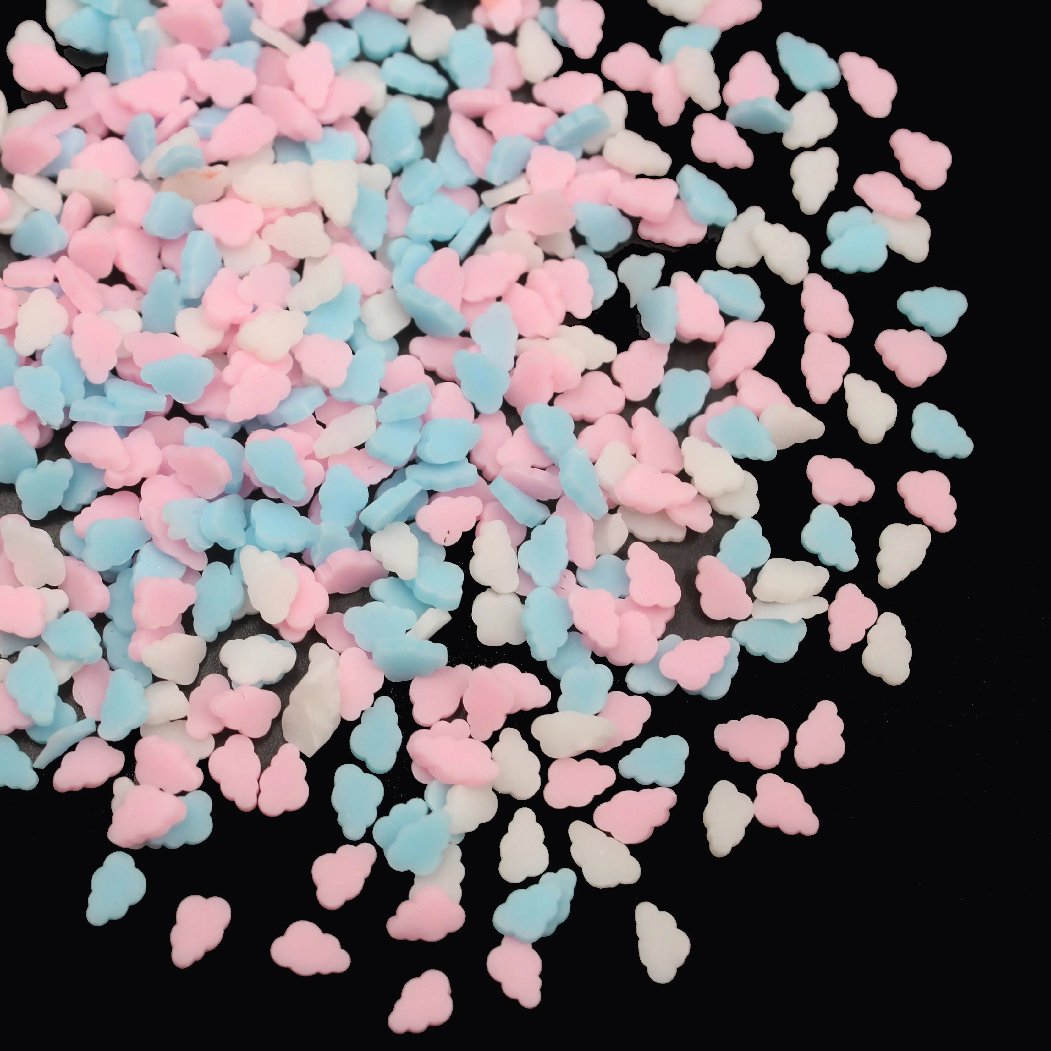 50G/Lot Polymer Clay Colorful Cloud Slices Hot Soft Clay Sprinkles for DIY Crafts Making Toys Filling Accessories