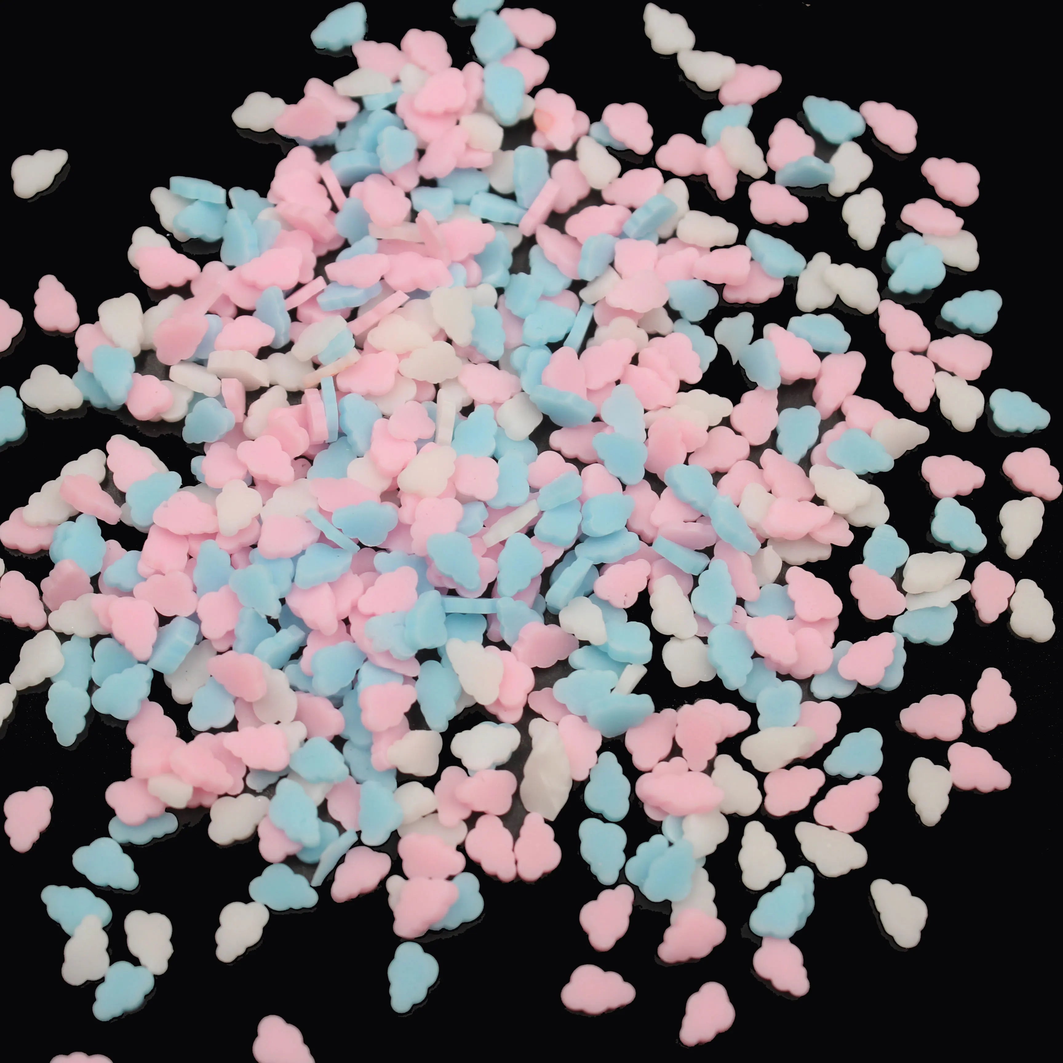 50G/Lot Polymer Clay Colorful Cloud Slices Hot Soft Clay Sprinkles for DIY Crafts Making Toys Filling Accessories