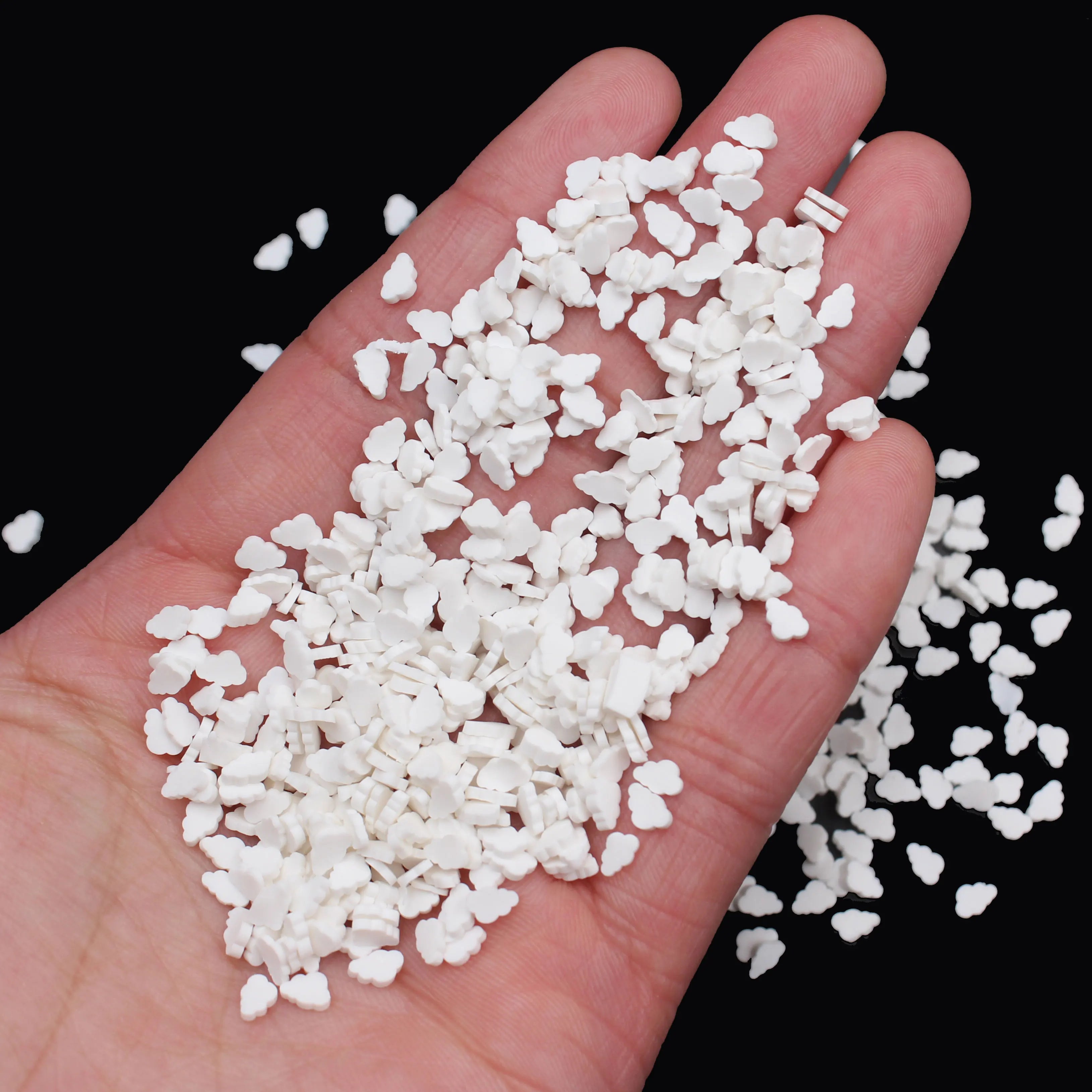 50G/Lot Polymer Clay Colorful Cloud Slices Hot Soft Clay Sprinkles for DIY Crafts Making Toys Filling Accessories