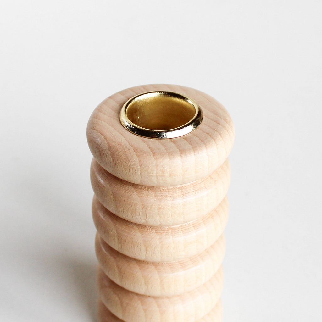 Totem Wooden Candle Holder - Medium Nº 1