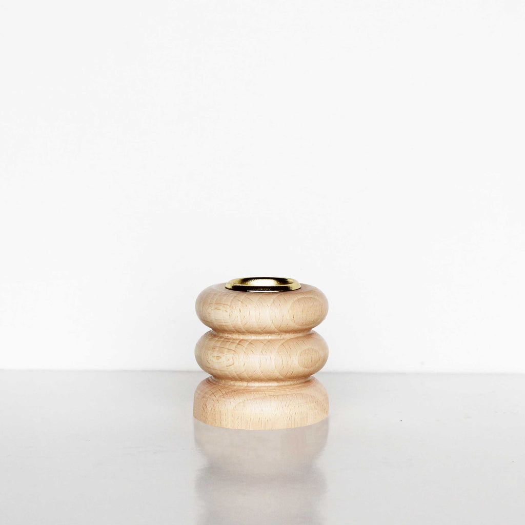 Totem Wooden Candle Holder - Short Nº 1
