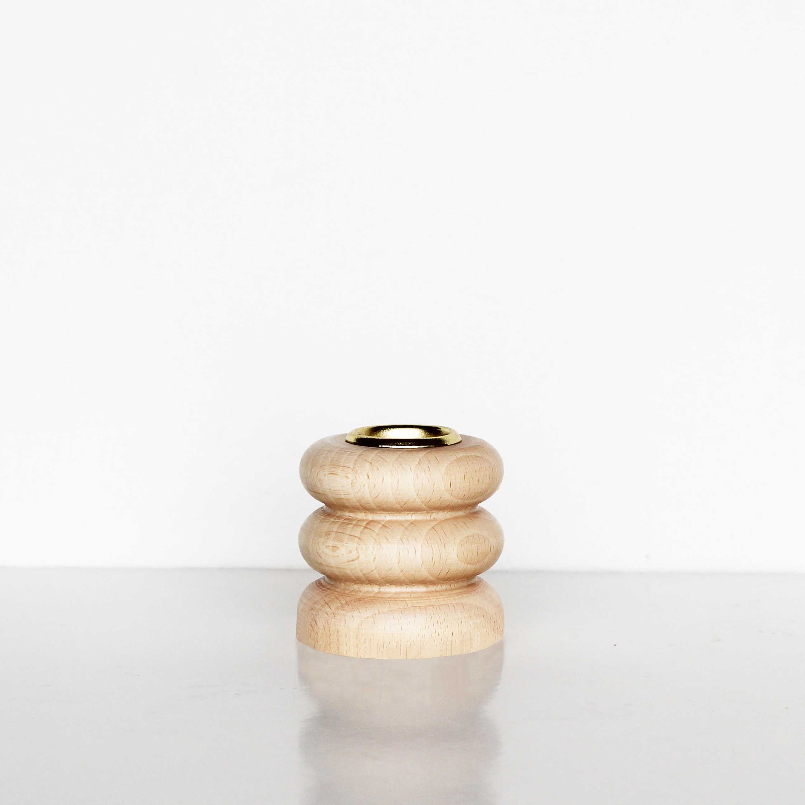 Totem Wooden Candle Holder - Short Nº 1