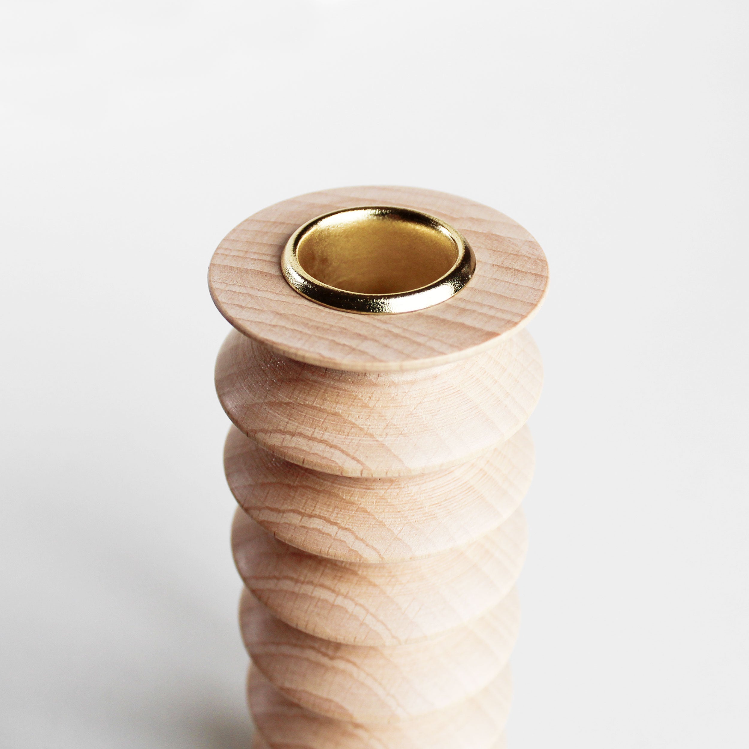 Totem Wooden Candle Holder - Medium Nº 2