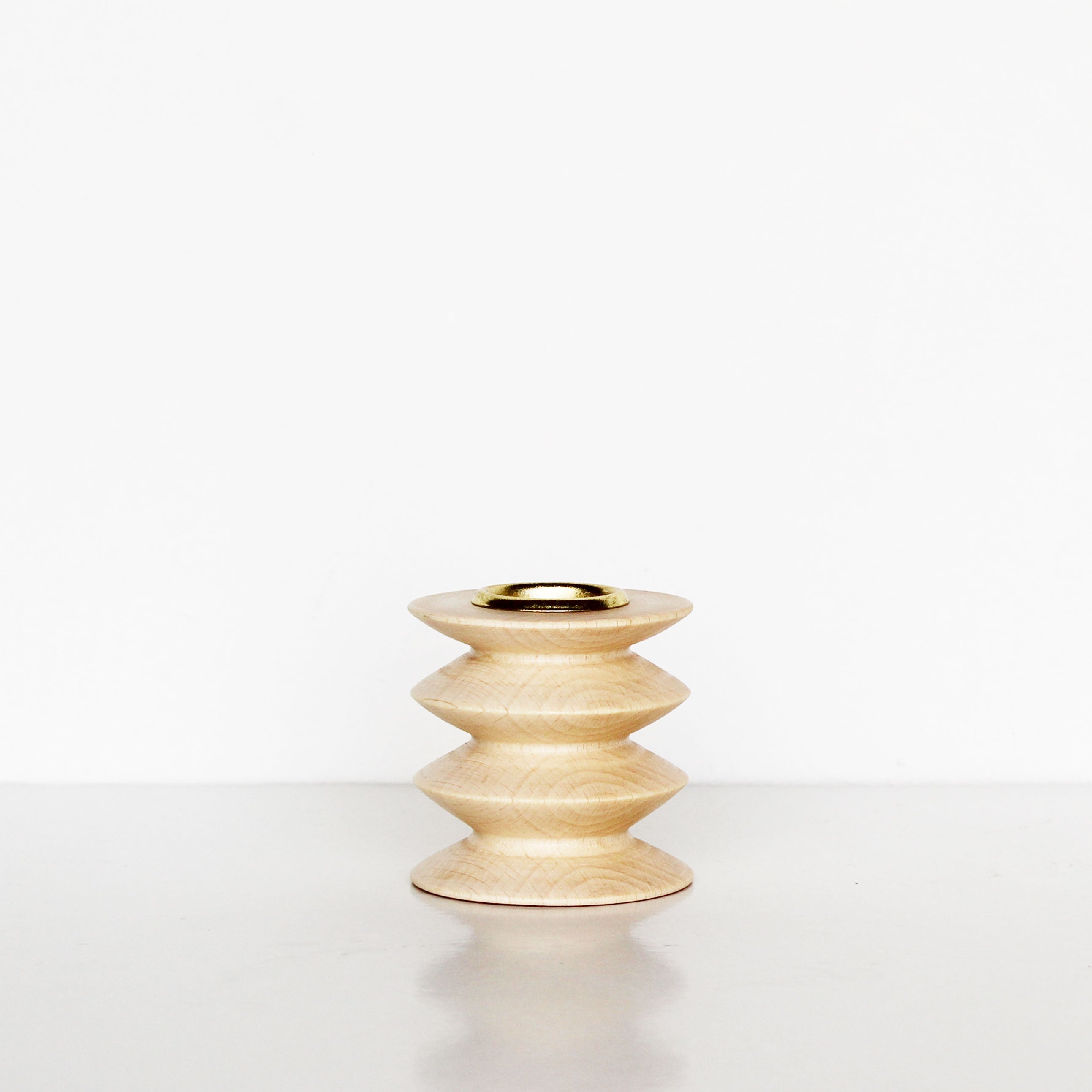 Totem Wooden Candle Holder - Short Nº 2