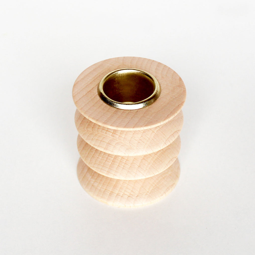 Totem Wooden Candle Holder - Short Nº 2