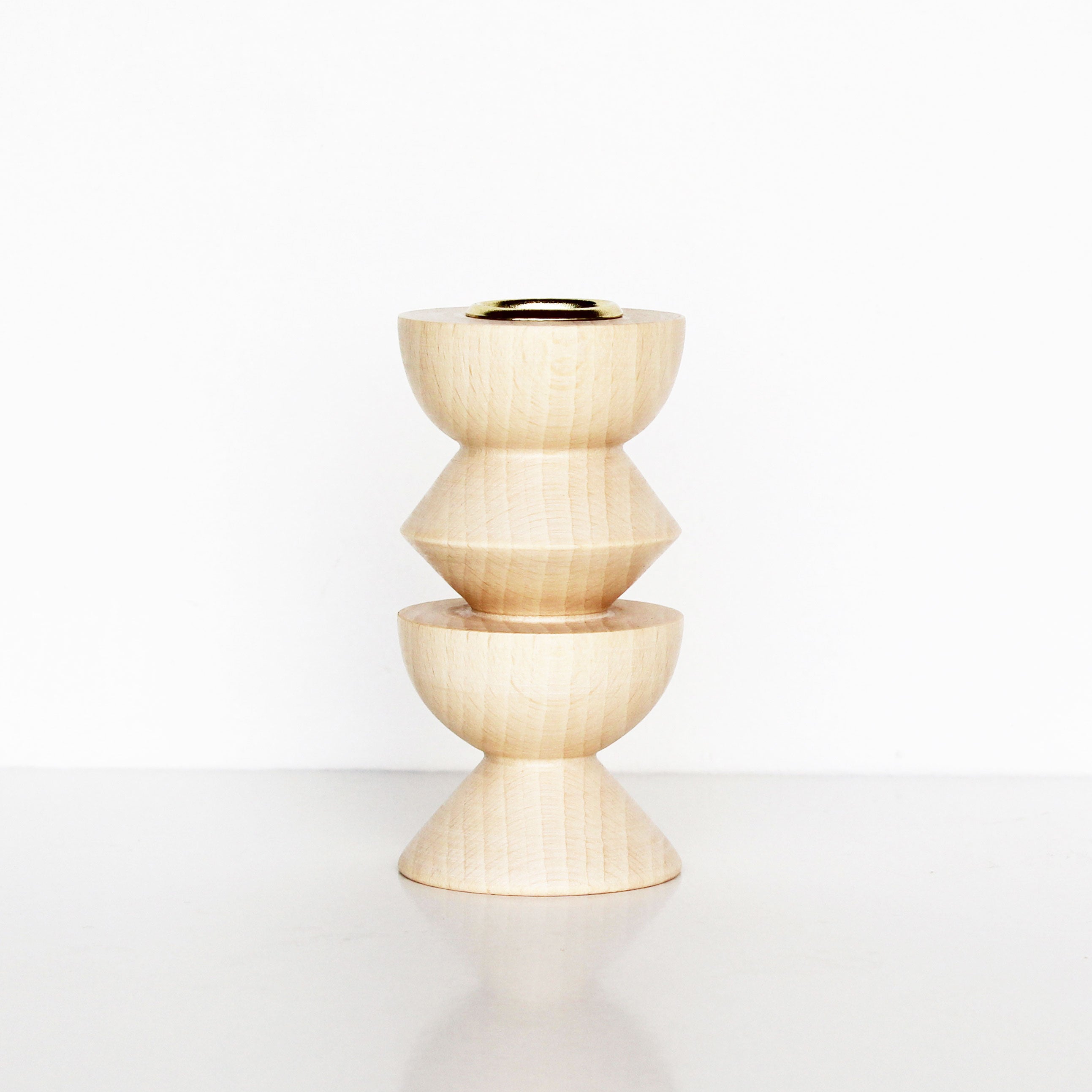 Totem Wooden Candle Holder - Medium Nº 3