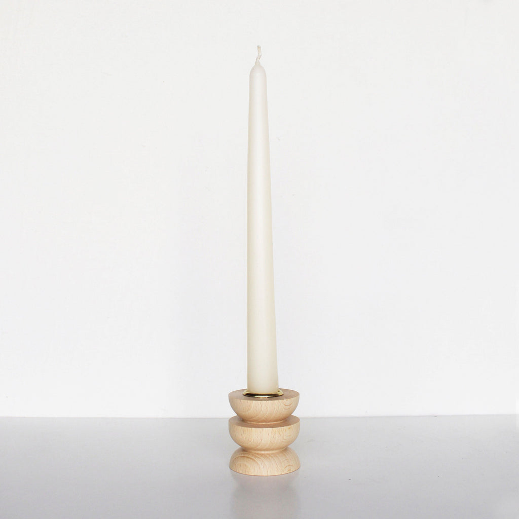 Totem Wooden Candle Holder - Short Nº 4