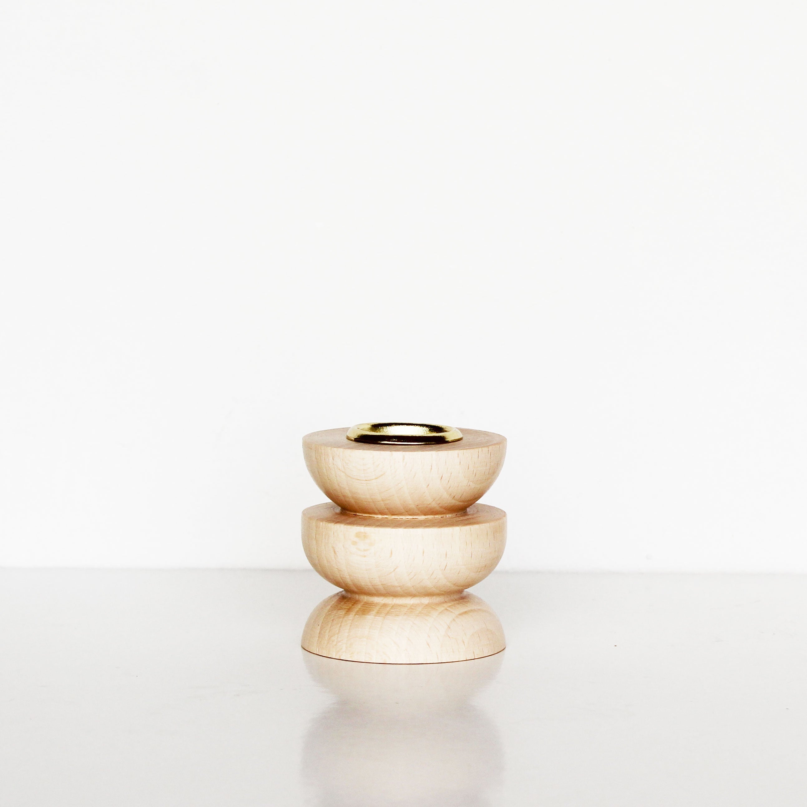 Totem Wooden Candle Holder - Short Nº 4