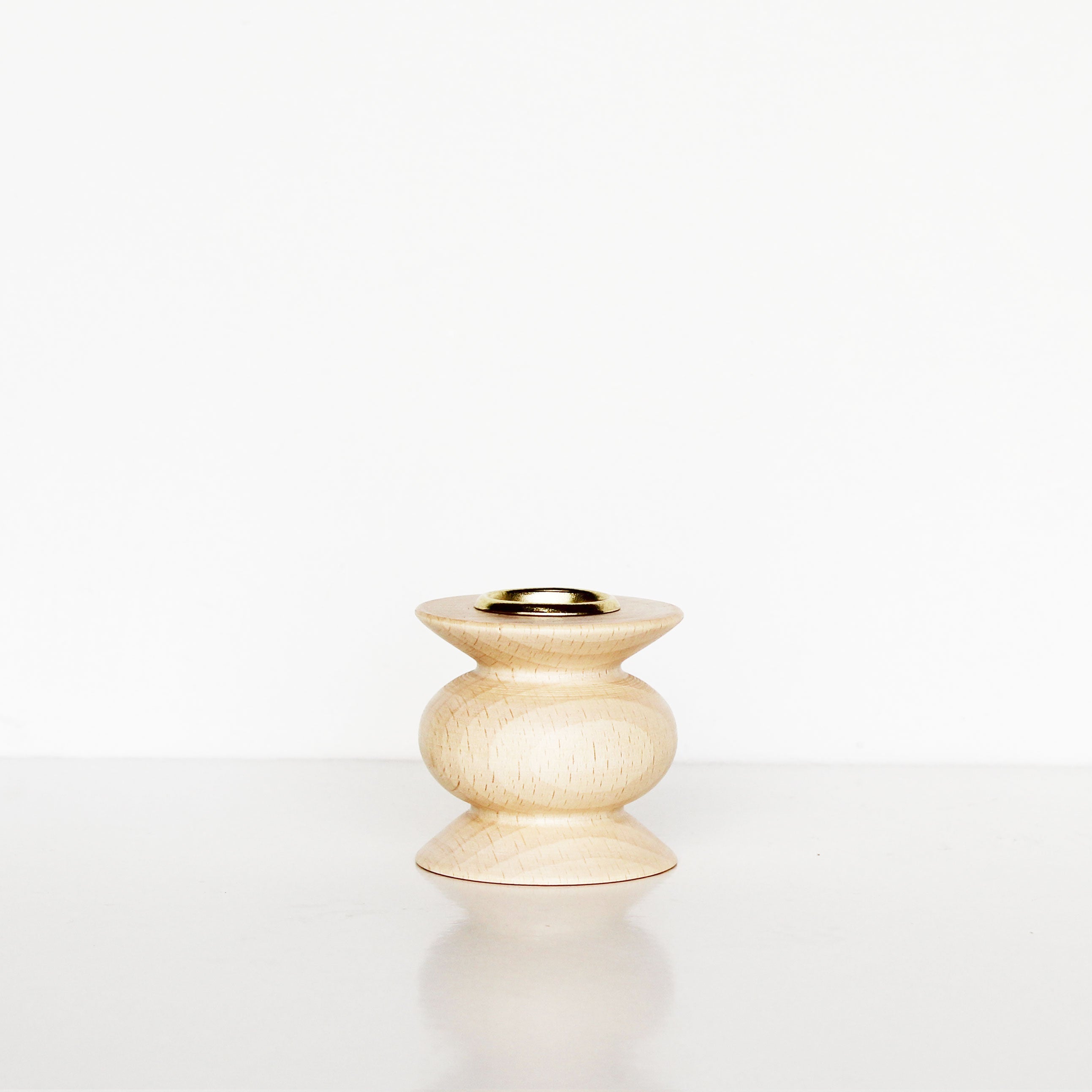 Totem Wooden Candle Holder - Short Nº 5