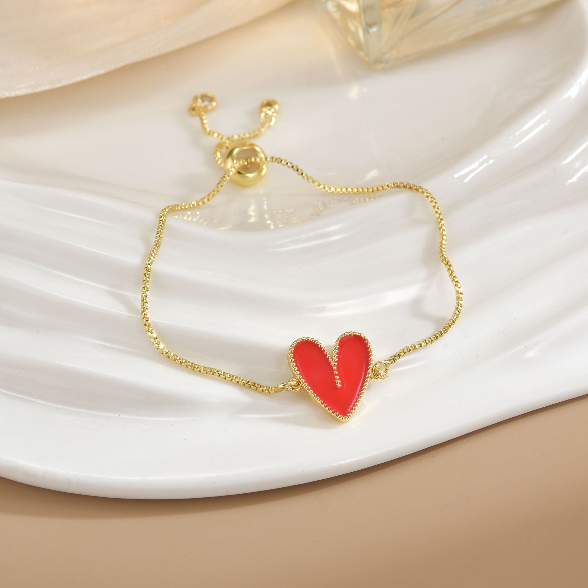 Flower Bracelet with Cubic Zirconia