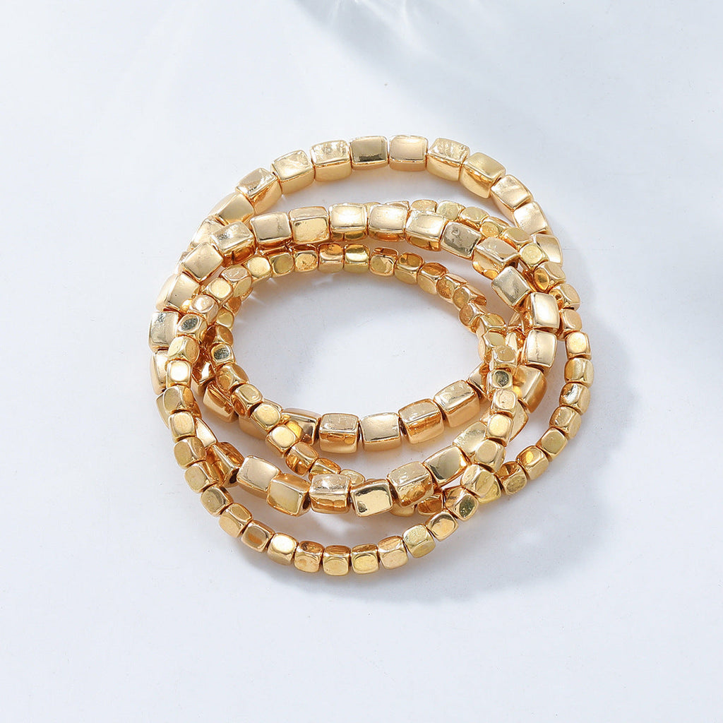 Conjunto de 4 Pulseiras Minimalistas