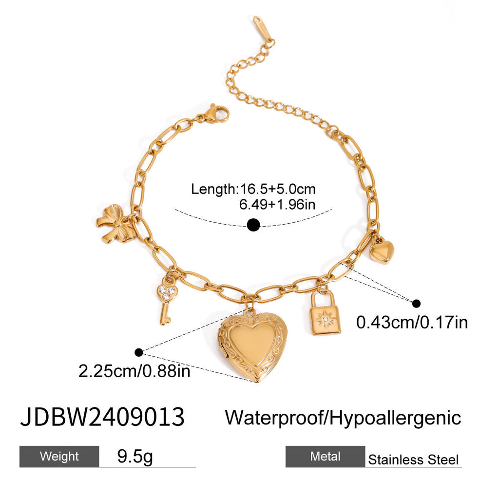 Pulseira em Aço Inoxidável