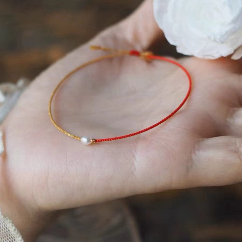 Tibetan Bracelet with Pearl