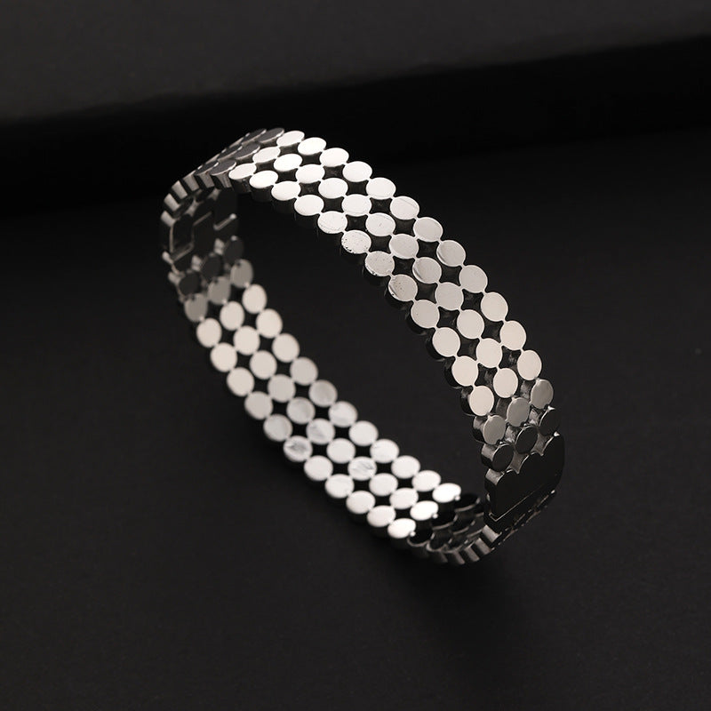 Stainless Steel Dot Bracelet