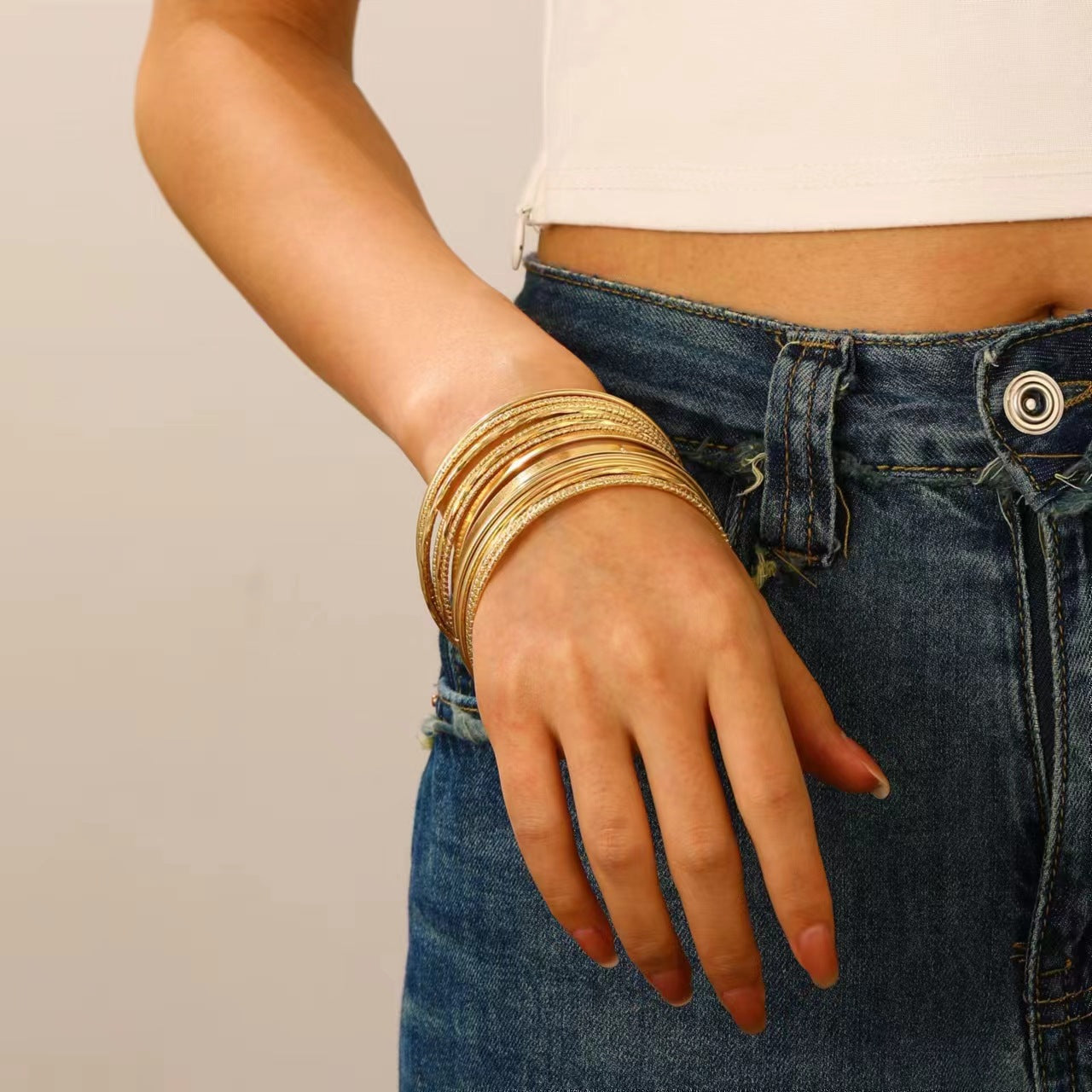 Conjunto de 10 Pulseiras Étnicas
