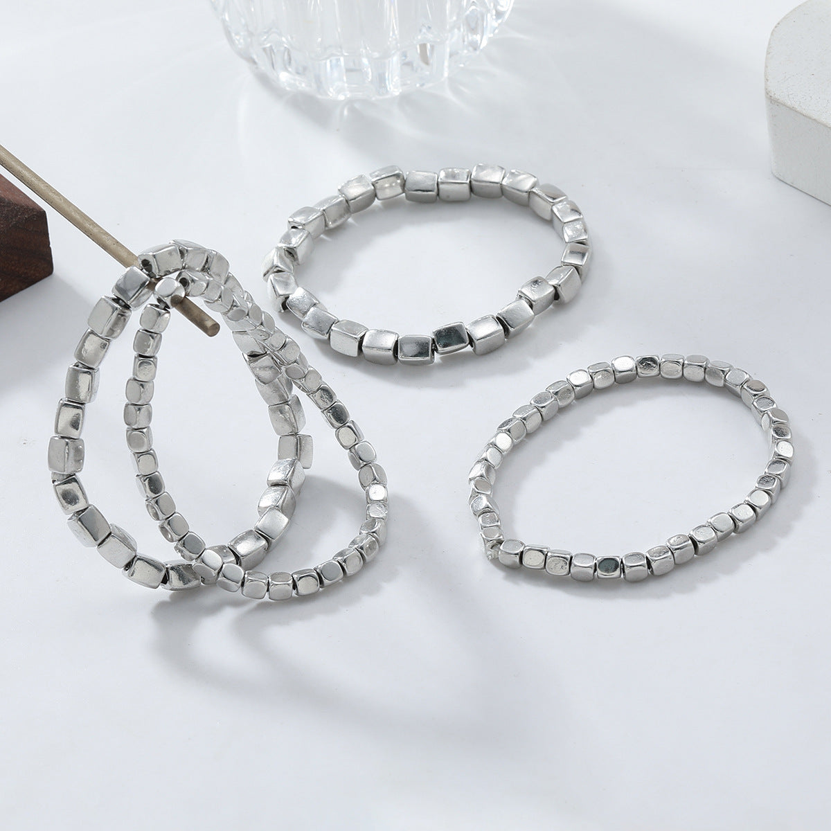 Conjunto de 4 Pulseiras Minimalistas